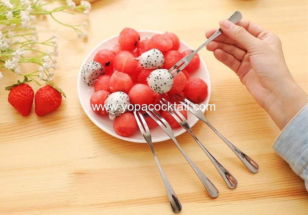 Wholesale 2-Prong Crab and Escargot Forks, Portable Cocktail and Salad Tasting Forks, Set of 10 (5 Inches) for Parties and Travel, Supplier
