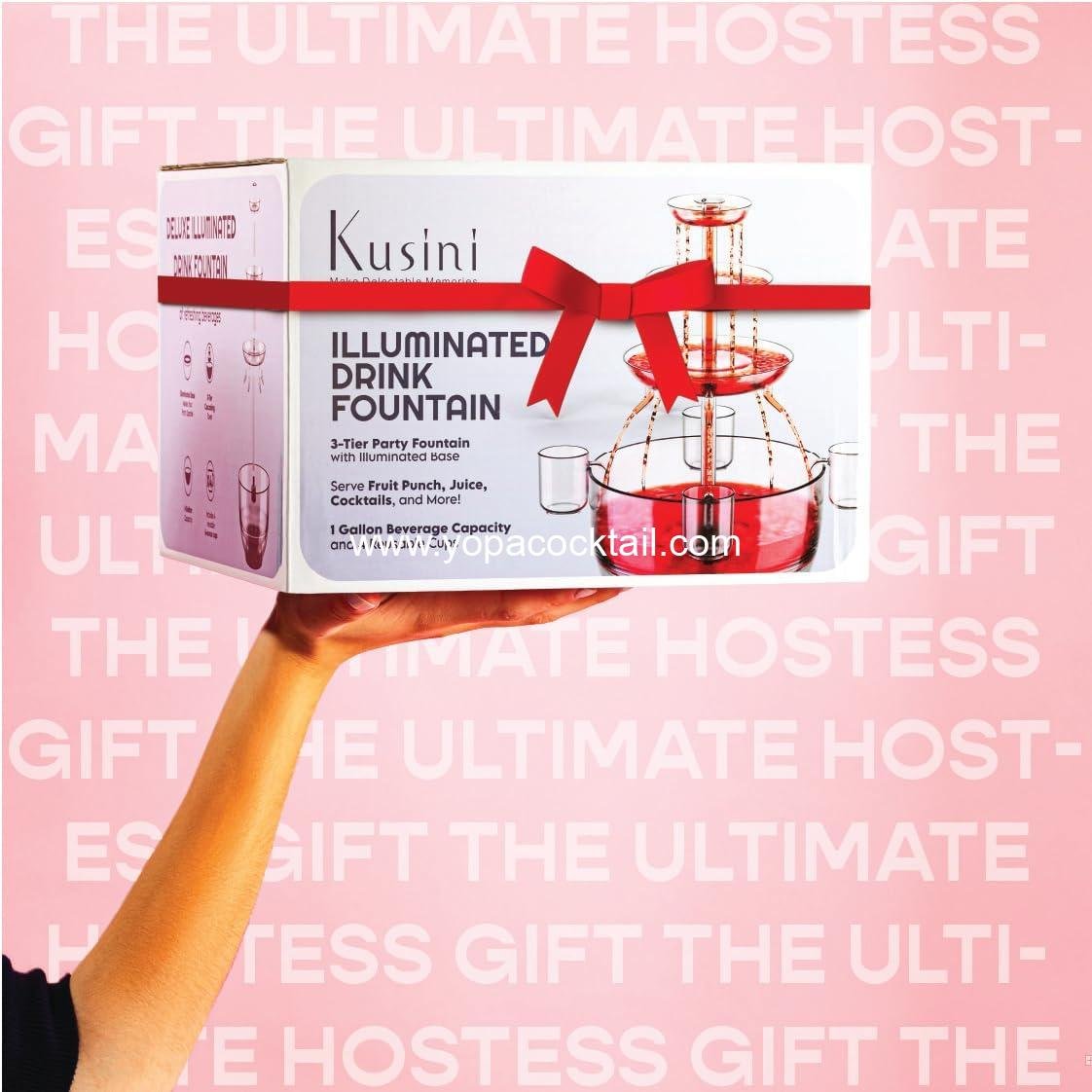 Wholesale 1.5 Gal Drink Fountain for Parties - 3 Tier Punch Bowl Tower with LED Base and 4 Reusable Cups - Drink Dispenser for Juice, Punch, and Pani Puri Hosting Supplier Wholesale 1.5 Gal Drink Fountain for Parties - 3 Tier Punch Bowl Tower with LED Base and 4 Reusable Cups - Drink Dispenser for Juice, Punch, and Pani Puri Hosting Supplier