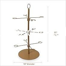 Wholesale Cocktail Tree Stand, 3-Tier Wine Glass Flight Tasting Display for 12 Holders - Perfect for Champagne, Cocktails, Martinis, Margaritas at Weddings, Bridal Showers, Mimosa Bars & Events (Gold) Supplier