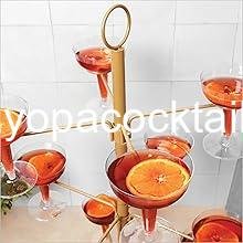 Wholesale Cocktail Tree Stand, 3-Tier Wine Glass Flight Tasting Display for 12 Holders - Perfect for Champagne, Cocktails, Martinis, Margaritas at Weddings, Bridal Showers, Mimosa Bars & Events (Gold) Supplier