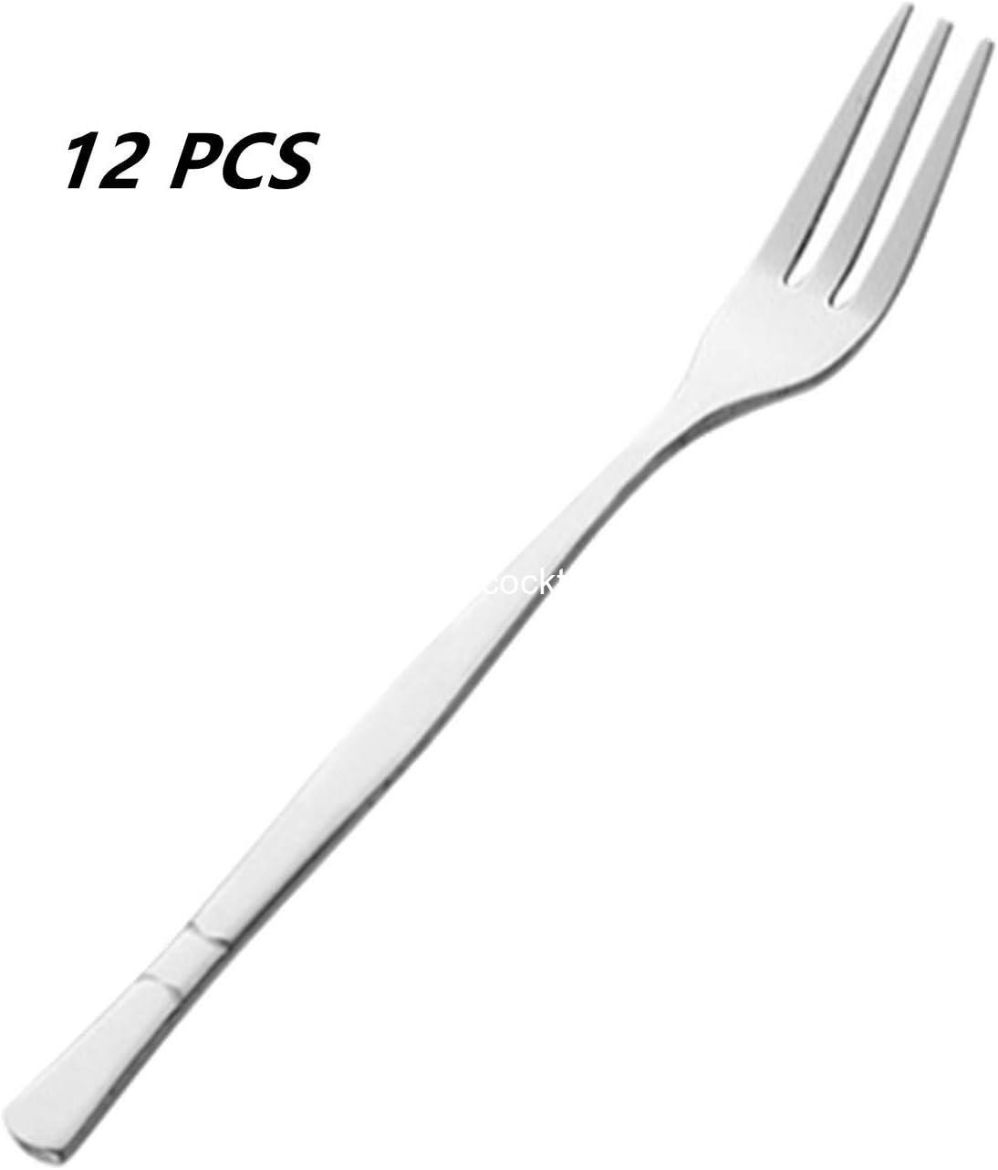 Wholesale 3-Prong Stainless Steel Crab and Escargot Forks - Set of 12, 5-Inch Tasting Appetizer Forks for Parties, Travel, and Cocktails - Supplier