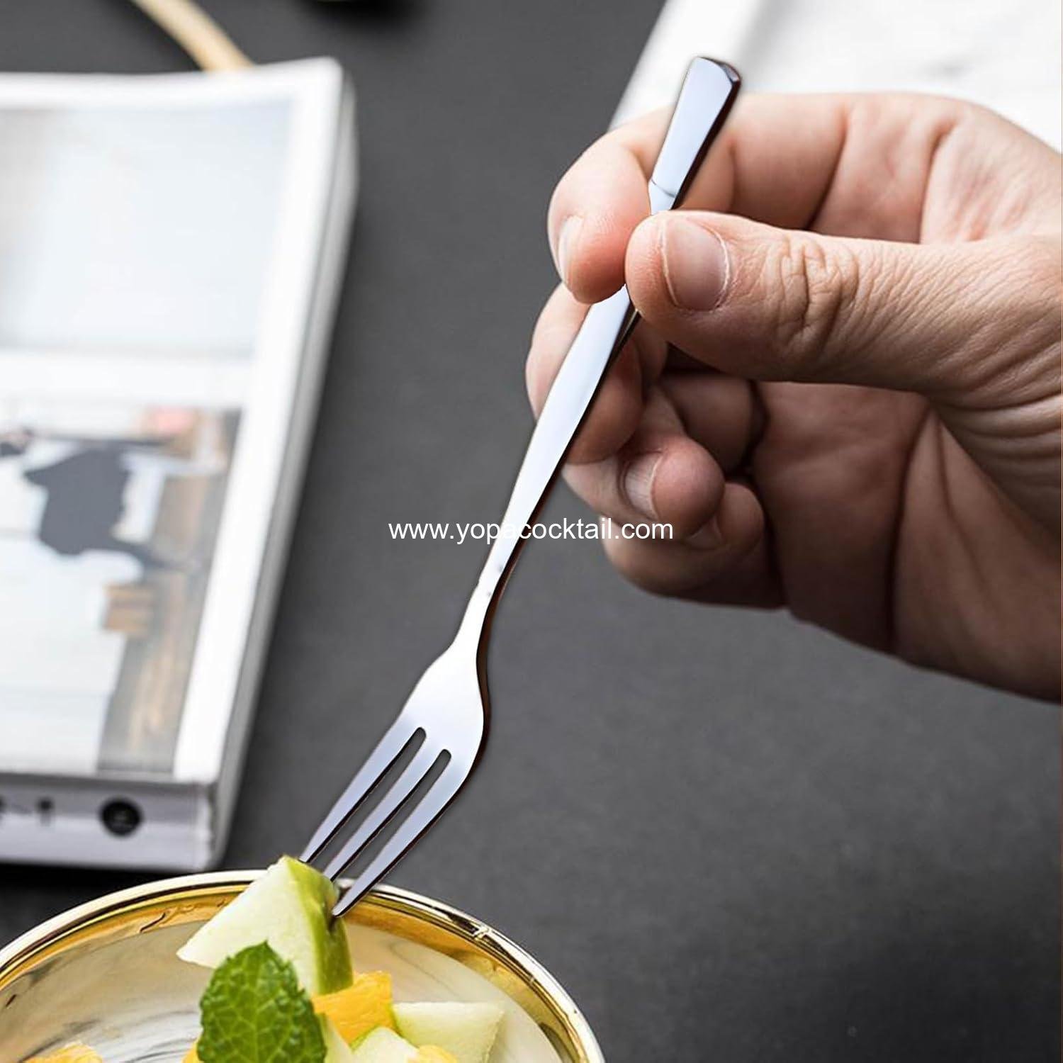 Wholesale 3-Prong Stainless Steel Crab and Escargot Forks - Set of 12, 5-Inch Tasting Appetizer Forks for Parties, Travel, and Cocktails - Supplier
