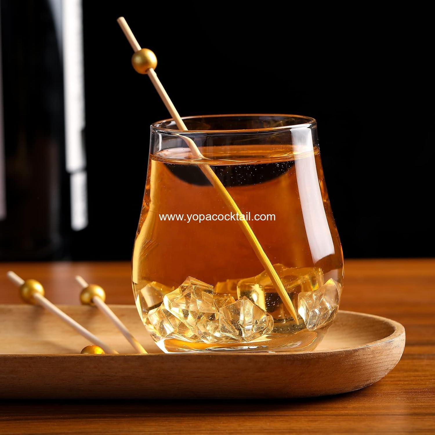 Wholesale 200 Pcs 4.7 Inch Bamboo Cocktail Picks for Appetizers, Skewers for Drinks, Desserts, and Charcuterie, Fancy Gold Pearl Toothpicks for Wedding Party - Supplier Wholesale 200 Pcs 4.7 Inch Bamboo Cocktail Picks for Appetizers, Skewers for Drinks, Desserts, and Charcuterie, Fancy Gold Pearl Toothpicks for Wedding Party - Supplier