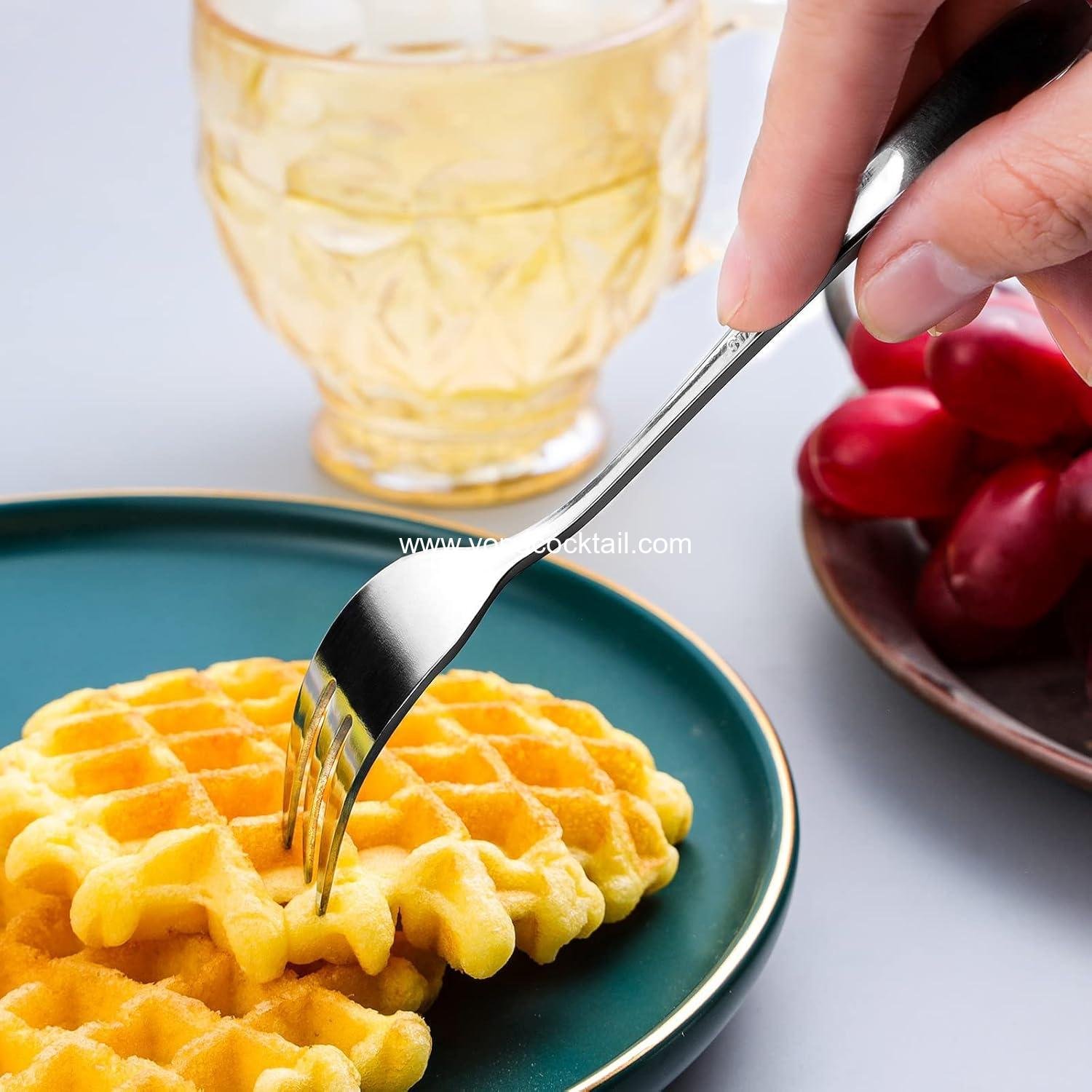 Wholesale Dessert Forks Set of 12, 5.5 Inches Stainless Steel Cocktail and Appetizer Forks for Parties, Dishwasher Safe, Supplier