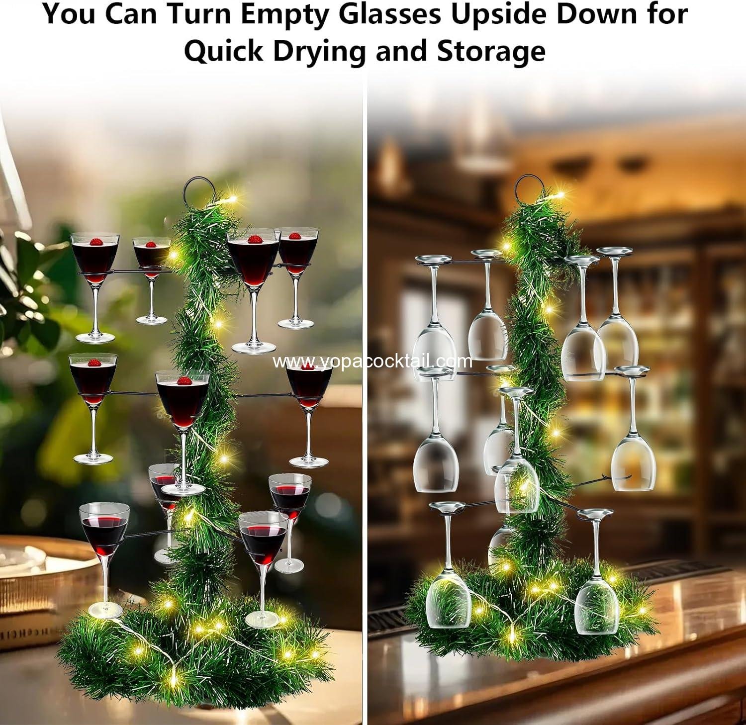 Wholesale Cocktail Tree Stand - 3 Tier Drink Holder for 12 Champagne, Martini, Margarita Cups - Ideal for Graduation, Bridal Showers, Birthdays, Housewarmings, and Bachelorette Parties Supplier