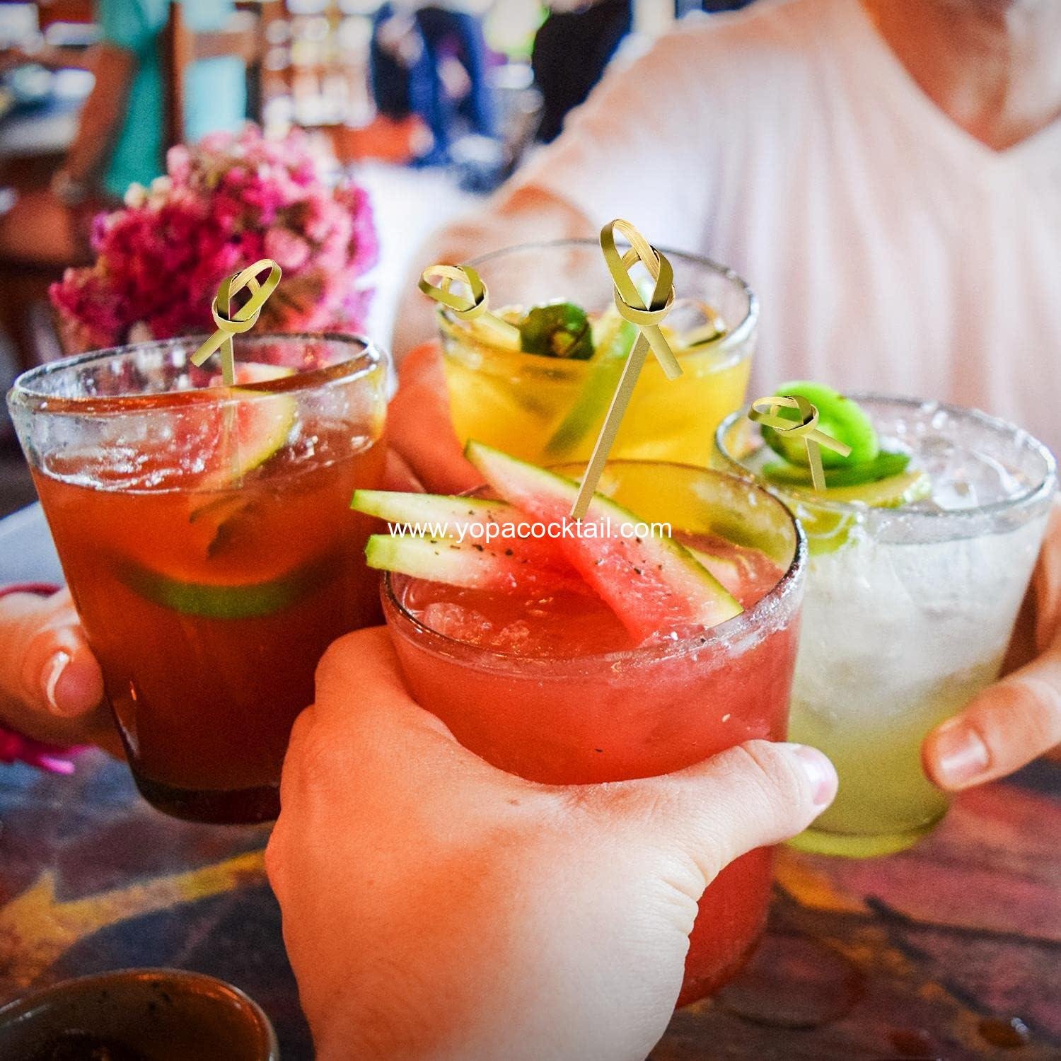 Wholesale 200PCS Bamboo Cocktail Picks 4.7 Inch Skewers for Appetizers Fancy Toothpicks Decorative Knot Sticks for Party Drinks Fruit Charcuterie Boards Accessories Supplier Wholesale 200PCS Bamboo Cocktail Picks 4.7 Inch Skewers for Appetizers Fancy Toothpicks Decorative Knot Sticks for Party Drinks Fruit Charcuterie Boards Accessories Supplier