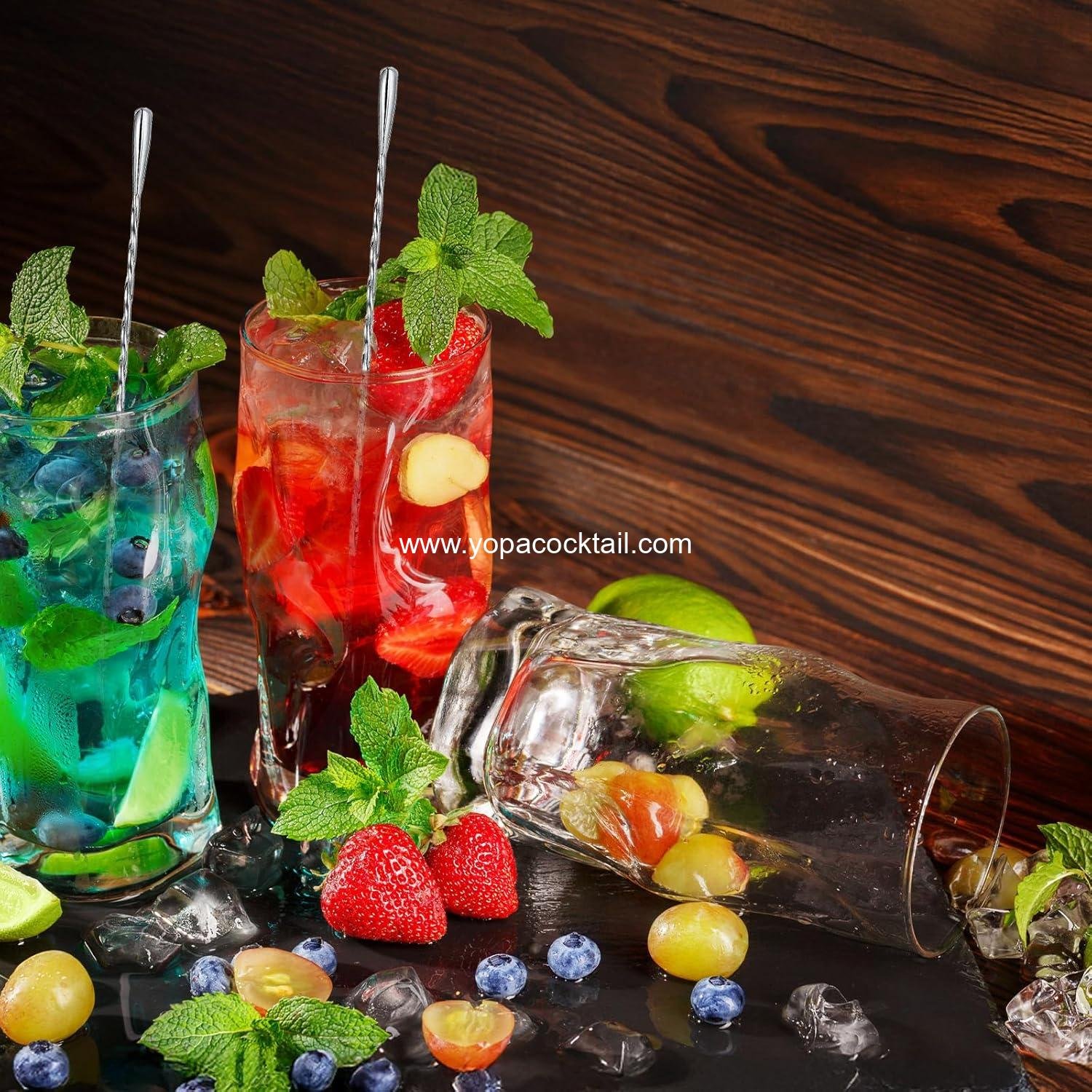 Wholesale 8 Pcs 12 Inch Cocktail & Coffee Spoons - Long Handle Stainless Steel Mixing Tool for Baristas and Bartenders (Silver) - Supplier Wholesale 8 Pcs 12 Inch Cocktail & Coffee Spoons - Long Handle Stainless Steel Mixing Tool for Baristas and Bartenders (Silver) - Supplier