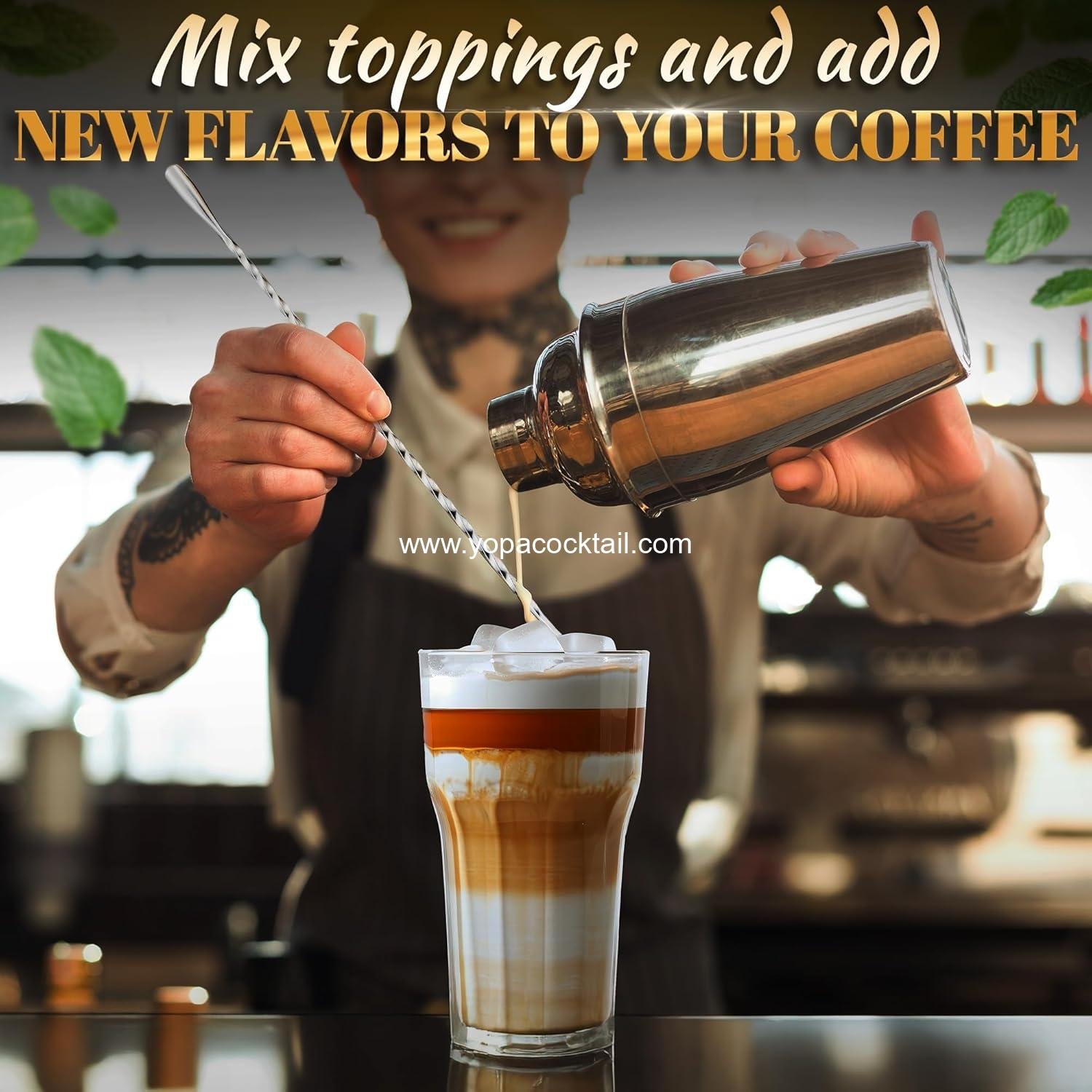 Wholesale 4 Pcs Bar Spoon Cocktail Mixing Spoon – 12-Inch Stainless Steel Stirrers with Polished Surface, Easy to Clean – Ideal for Professional and Home Use, Perfect Gift for Drink Mixing Lovers, Supplier