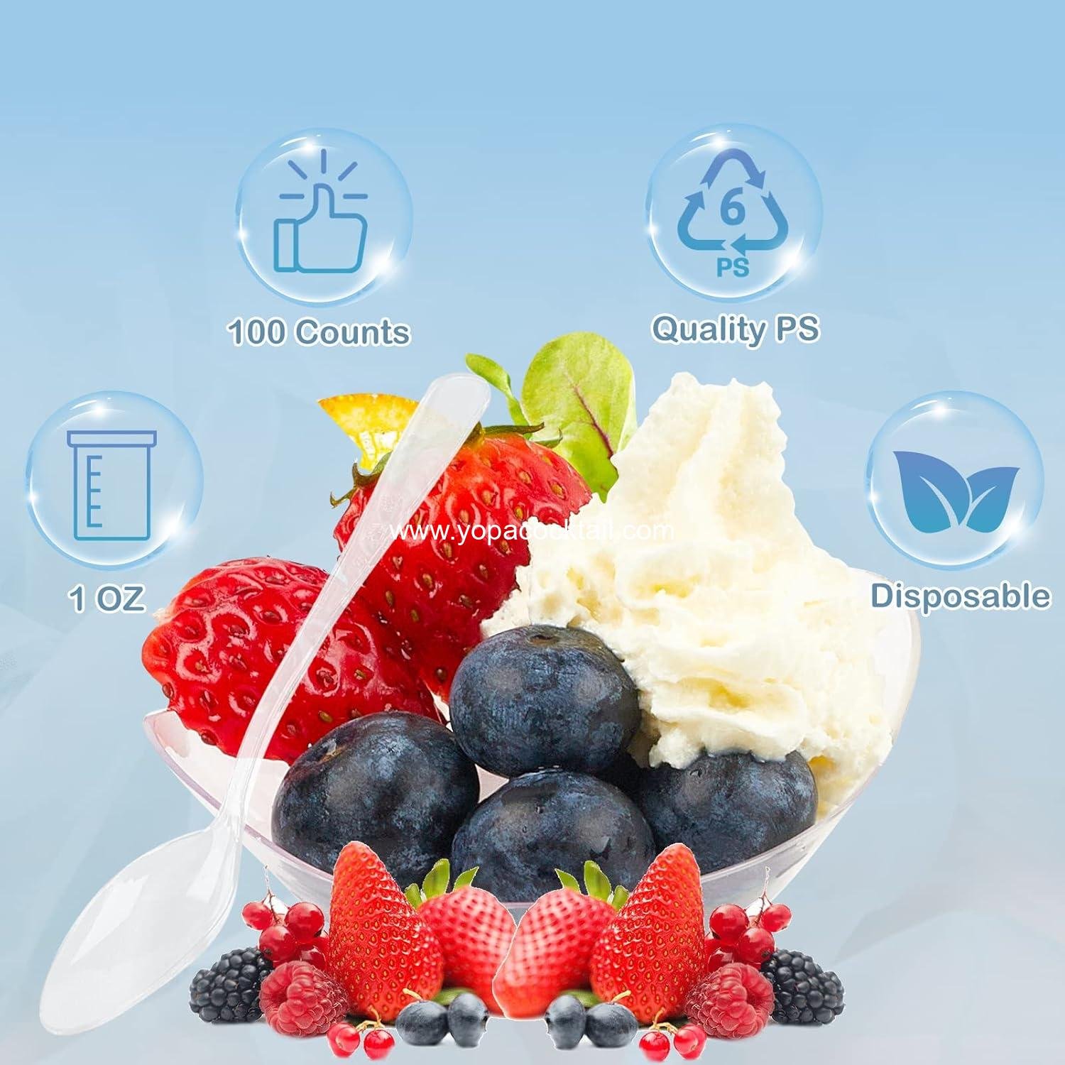 Wholesale Mini Dessert Plates with Tasting Spoons, 3-1/8 x 2-5/8 Inches Small Reusable Clear Plastic Party Serving Platters for Appetizers (Leaf Shape) Supplier Wholesale Mini Dessert Plates with Tasting Spoons, 3-1/8 x 2-5/8 Inches Small Reusable Clear Plastic Party Serving Platters for Appetizers (Leaf Shape) Supplier