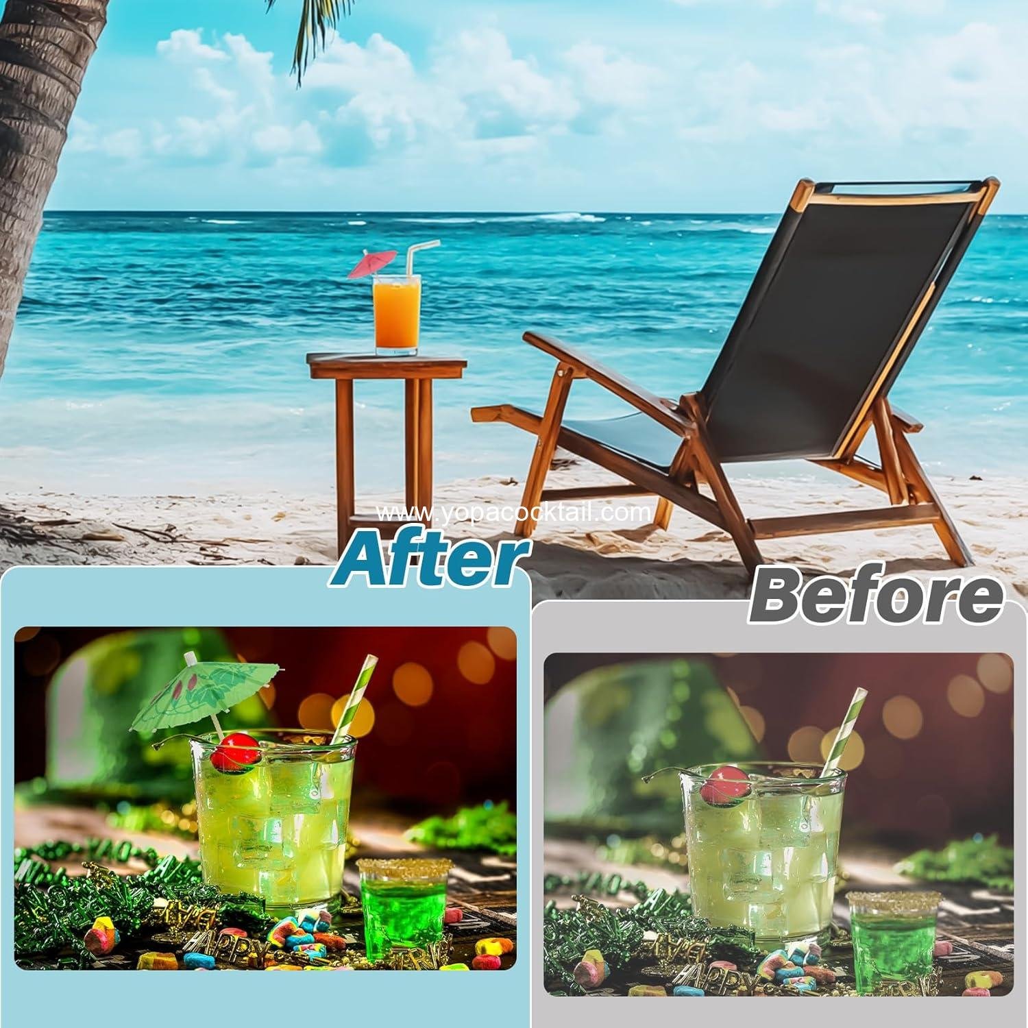 Wholesale Cocktail Umbrellas - 50 Pack Mini Drink Umbrellas for Party Decorations, Colorful Paper Toothpicks, Hawaiian Cupcake Toppers, and Cocktail Garnishes Supplier