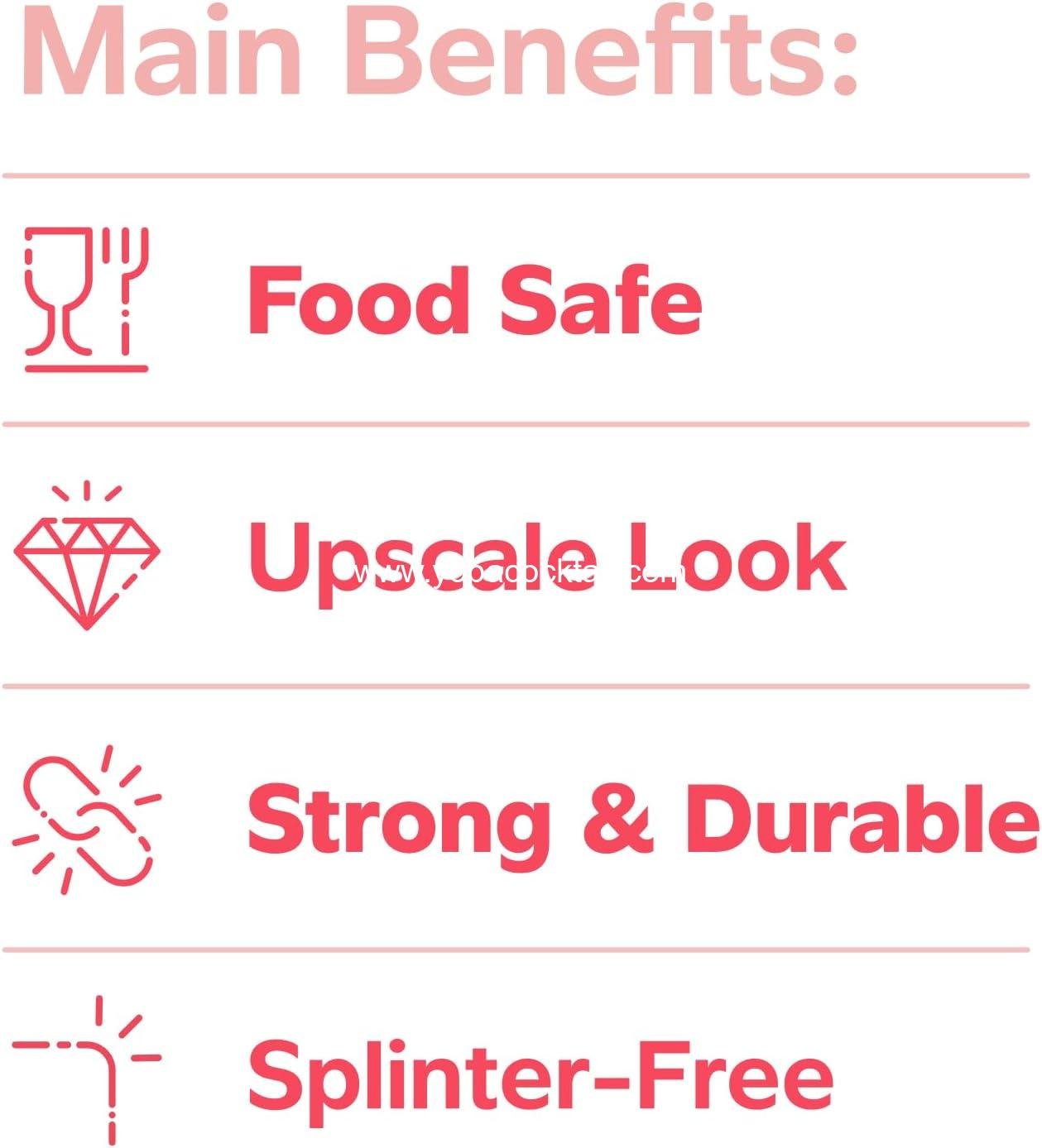 Wholesale 150 Count Cocktail Skewers & Food Toothpicks - 4.7 Inch Wooden Fancy Picks for Appetizers & Drinks - Gold Pearl Toothpicks Manufacturer