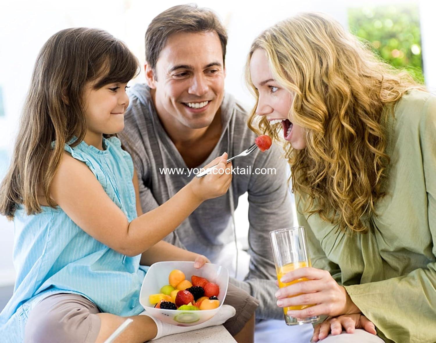 Wholesale 4pcs Quality Metal Forks Gift Set for Olives, Prawns, Antipasti, Cheese, Dessert, Cake, Fruit Salad, Appetizers, Cocktails, Crab, Escargot – Cute 304 Stainless Steel Silver Forks, Mirror-Polished, Dishwasher-Safe, Supplier