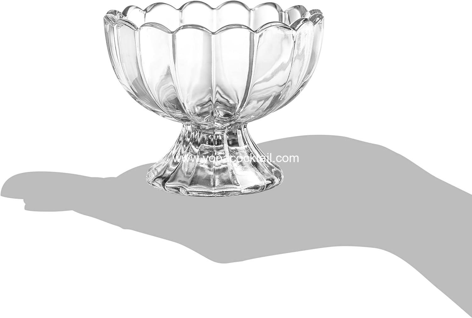 Wholesale 6PCs 5oz Small Footed Tulip Glass Dessert Bowls - Ideal for Sundaes, Ice Cream, Fruit, Salad, Snacks, Cocktails, Condiments, and Trifle for Holiday Parties (Clear) Supplier Wholesale 6PCs 5oz Small Footed Tulip Glass Dessert Bowls - Ideal for Sundaes, Ice Cream, Fruit, Salad, Snacks, Cocktails, Condiments, and Trifle for Holiday Parties (Clear) Supplier