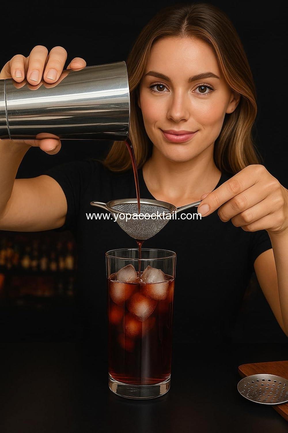 Wholesale Cocktail Strainer Set - Stainless Steel Bar Tools with Stirring Spoon, Hawthorne, Julep, & Fine-Mesh Sifter for Drinks Supplier