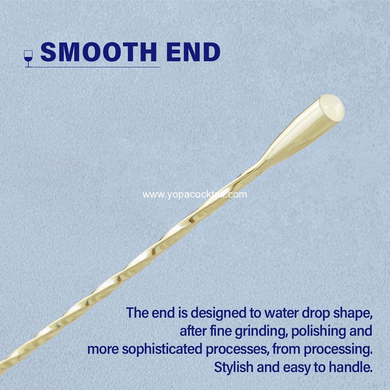 Wholesale 2 Pcs 12 Inch Bar Spoon Long Handle Mixing Stirrers for Drinks Stainless Steel Cocktail Shaker Spoon Gold Supplier Wholesale 2 Pcs 12 Inch Bar Spoon Long Handle Mixing Stirrers for Drinks Stainless Steel Cocktail Shaker Spoon Gold Supplier