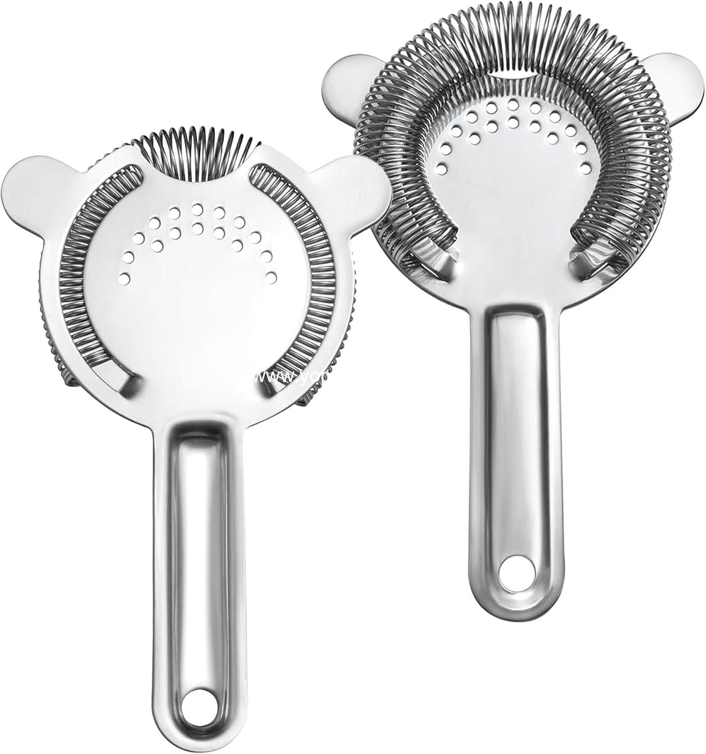 Wholesale Stainless Steel Hawthorne Cocktail Strainer with Removable Spring for Bartending and Mixing Glasses – Ideal for Martinis and Cocktails – Supplier