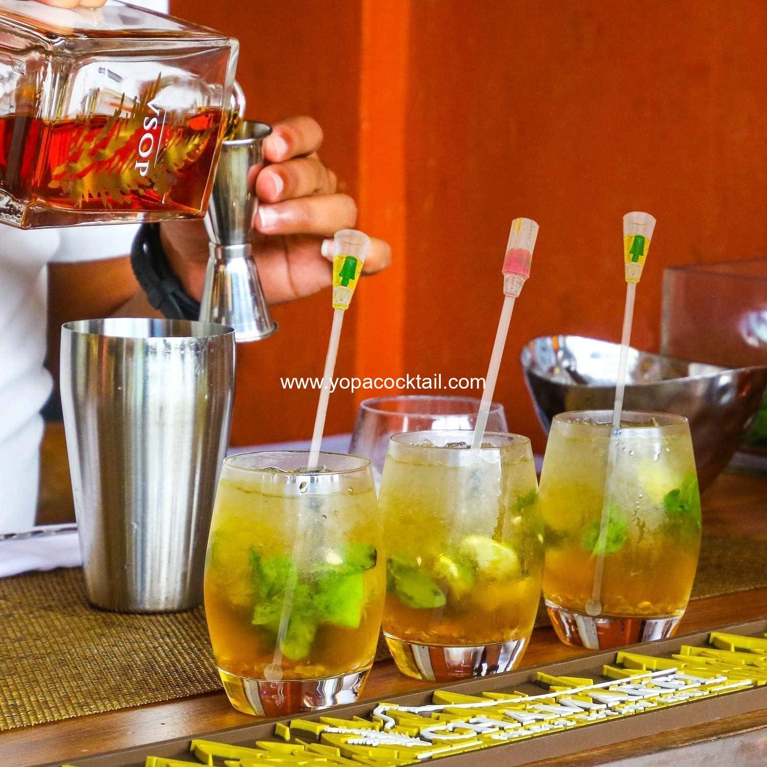 Wholesale Colorful Clear Beverage Swizzle Sticks 9.05