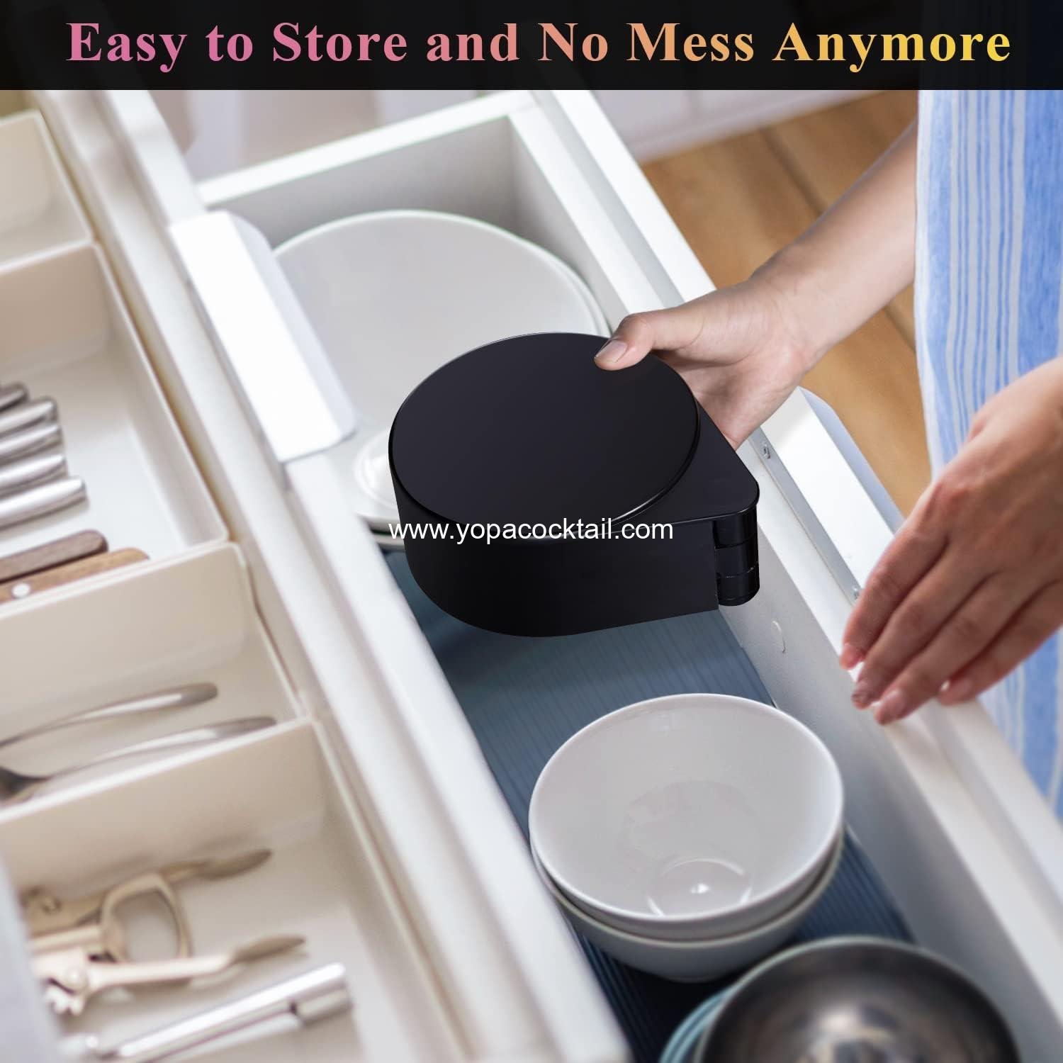 Wholesale Margarita Salt Rimmer Set - 3-Tier Bar Glass Rimmer with 2 Sponges, Bartender Tool for Lime Juice, Salt, and Sugar - Bar Accessories for Cocktails and Bloody Marys Supplier