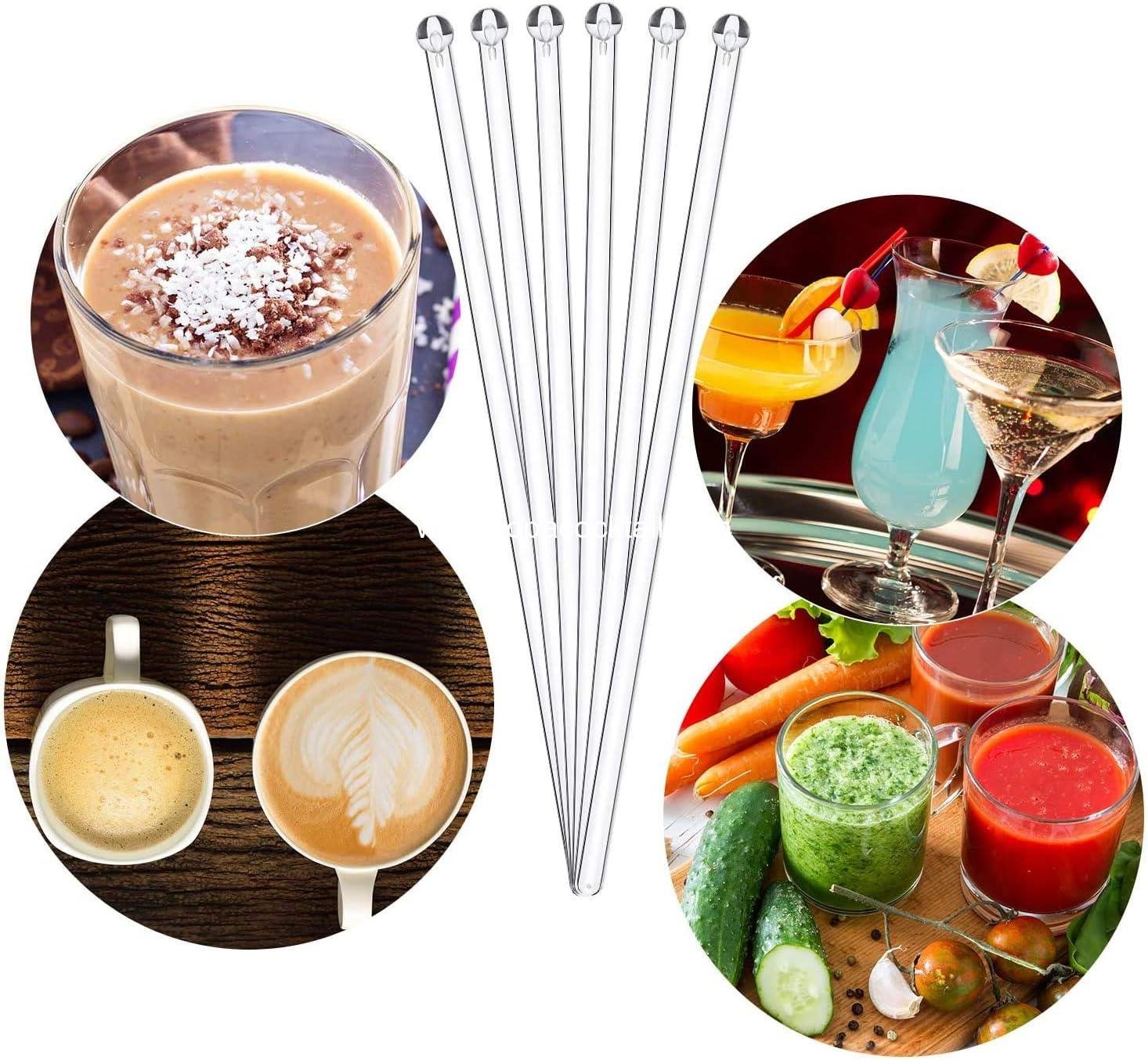 Wholesale 100 Pieces Ball Head Stirrer Disposable Plastic Round Top Crystal Swizzle Sticks, Cake Pops, Cocktail Drink Stirrers (Clear) - Manufacturer