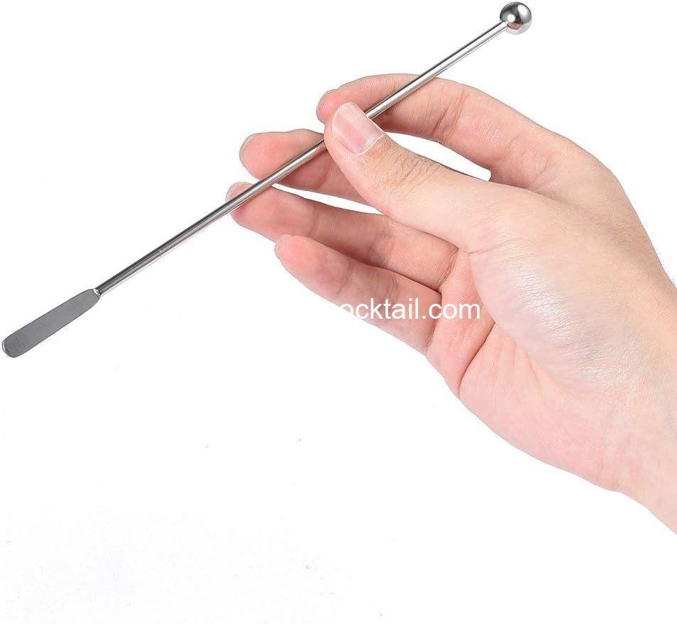 Wholesale 5 Pcs Stainless Steel Coffee Beverage Stir Sticks Cocktail Stirrers 7.4