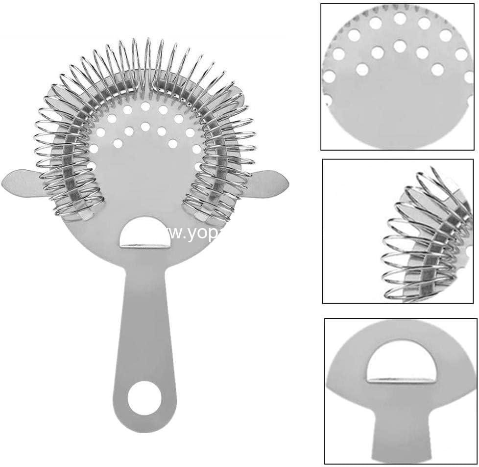 Wholesale 2 Pack Stainless Steel Cocktail Strainer Filtering Tool for Bar Restaurant Home Supplier Wholesale 2 Pack Stainless Steel Cocktail Strainer Filtering Tool for Bar Restaurant Home Supplier