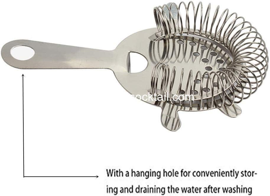 Wholesale 2 Pack Stainless Steel Cocktail Strainer Filtering Tool for Bar Restaurant Home Supplier Wholesale 2 Pack Stainless Steel Cocktail Strainer Filtering Tool for Bar Restaurant Home Supplier