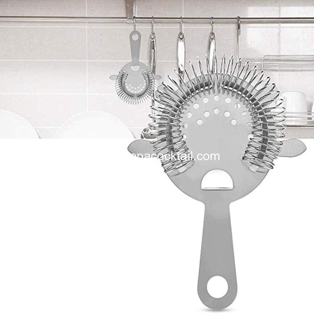 Wholesale 2 Pack Stainless Steel Cocktail Strainer Filtering Tool for Bar Restaurant Home Supplier Wholesale 2 Pack Stainless Steel Cocktail Strainer Filtering Tool for Bar Restaurant Home Supplier