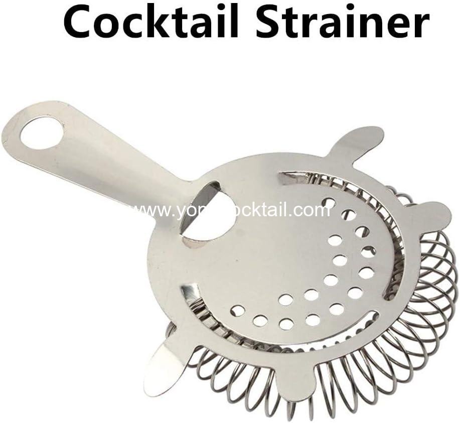 Wholesale 2 Pack Stainless Steel Cocktail Strainer Filtering Tool for Bar Restaurant Home Supplier Wholesale 2 Pack Stainless Steel Cocktail Strainer Filtering Tool for Bar Restaurant Home Supplier