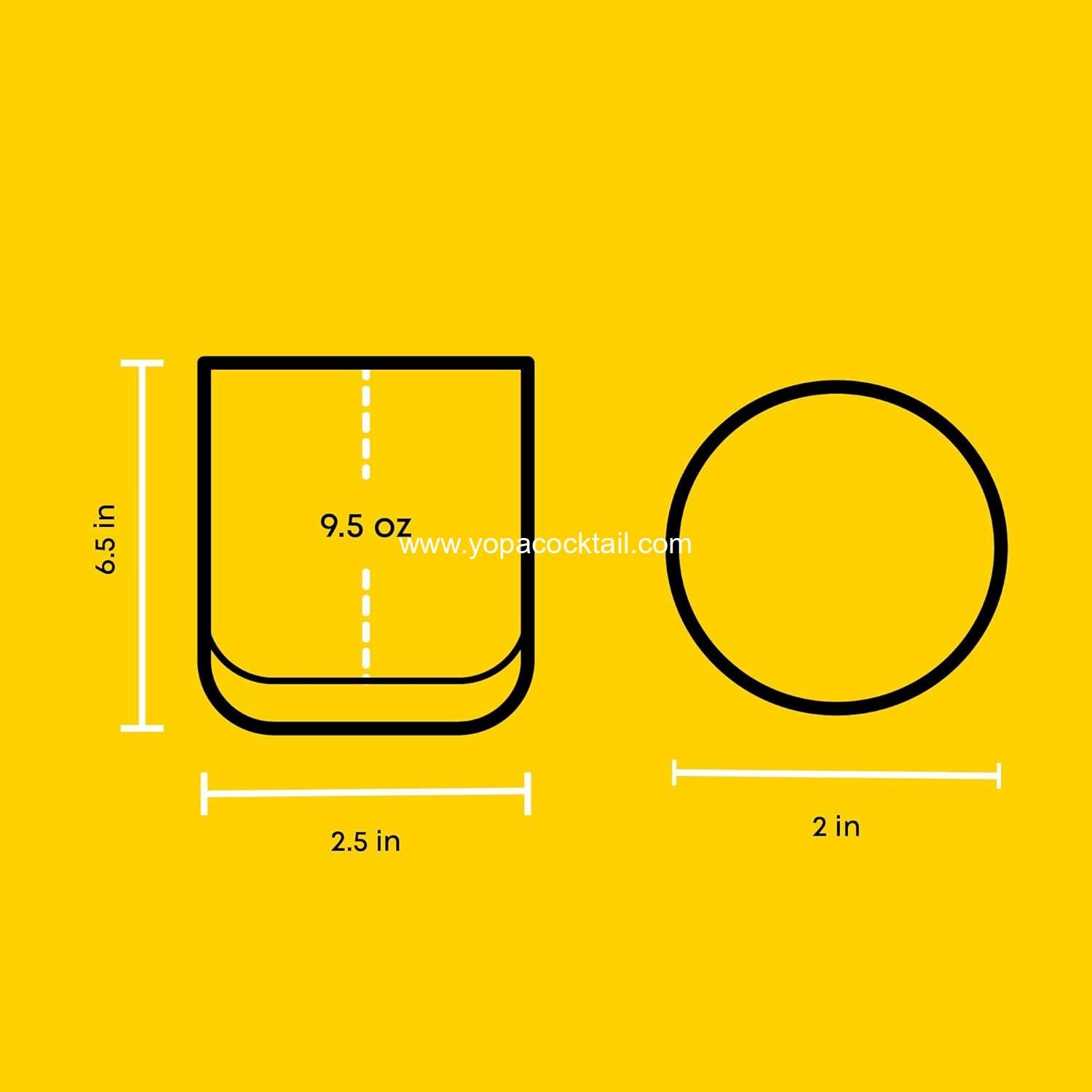 Wholesale Crystal Whiskey Glasses Set of 6, 10oz Lowball Tumblers, Double Old Fashioned Rocks Glasses for Scotch or Bourbon, Dishwasher Safe Glassware, Supplier
