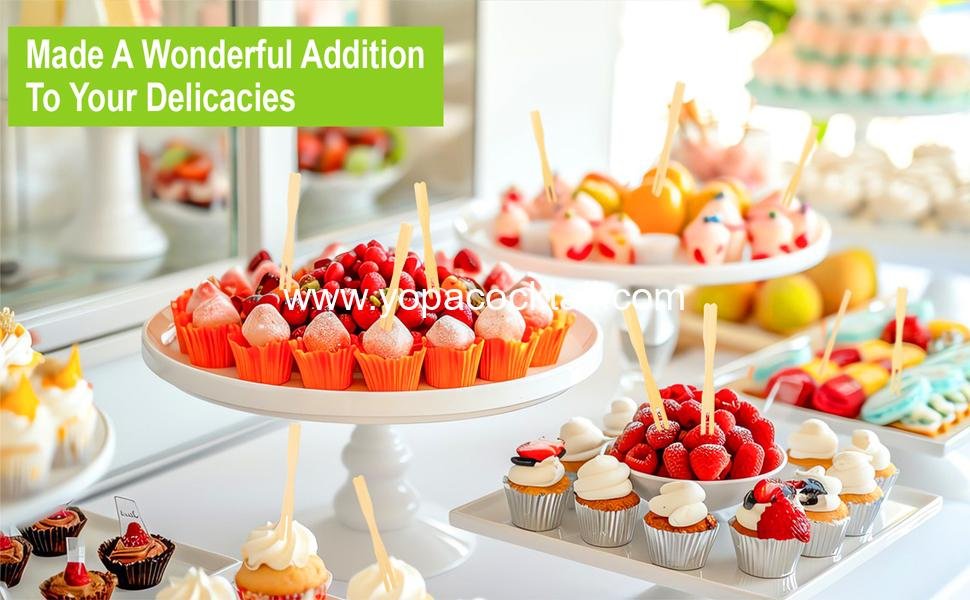 Wholesale 400 Bamboo Appetizer Forks, 3.5 Inch Mini Forks for Charcuterie Board Accessories, Fancy Toothpicks for Appetizers, Disposable Wooden Cocktail Forks, Small Fruit Picks for Party Supplies Manufacturer