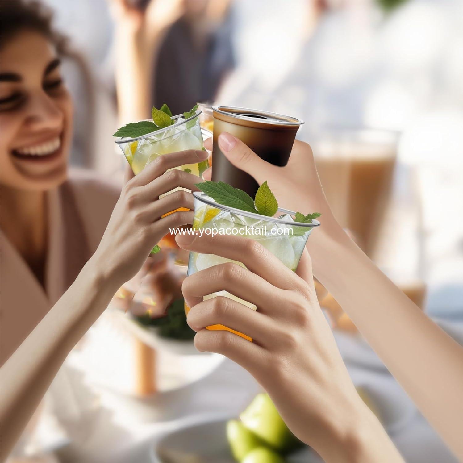 Wholesale Disposable 12oz Stemless Glasses - Crystal Plastic Party Drinking Cups for Weddings, Birthdays, Cocktails, and Christmas - Clear, 50 Pcs - Supplier