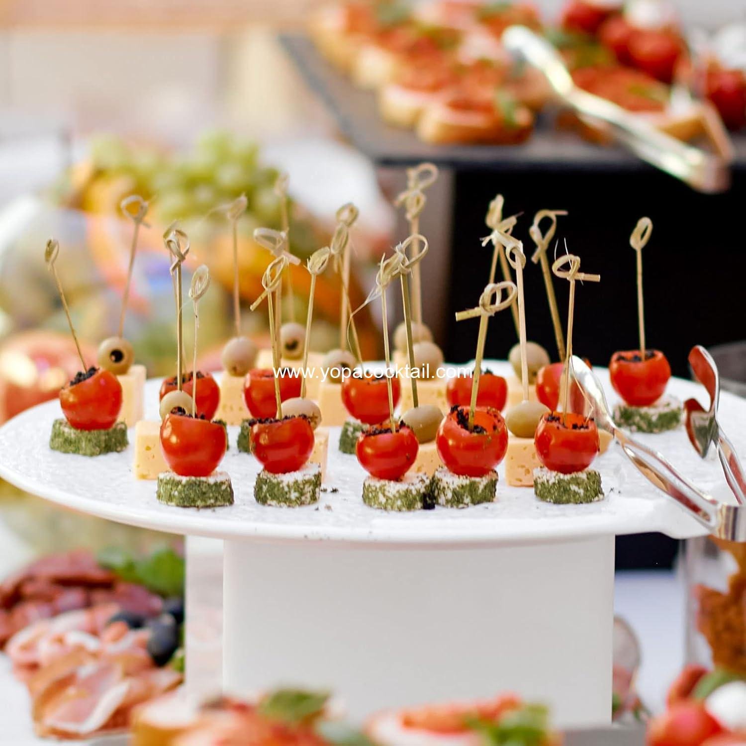 Wholesale 1000 Pcs Bamboo Cocktail Picks 4.13 Inch Skewers Fruit Toothpicks for Appetizers and Drink Garnishes Handmade Food Picks with Looped Knot for Party Bar Snacks Sandwiches Drinks Supplier Wholesale 1000 Pcs Bamboo Cocktail Picks 4.13 Inch Skewers Fruit Toothpicks for Appetizers and Drink Garnishes Handmade Food Picks with Looped Knot for Party Bar Snacks Sandwiches Drinks Supplier