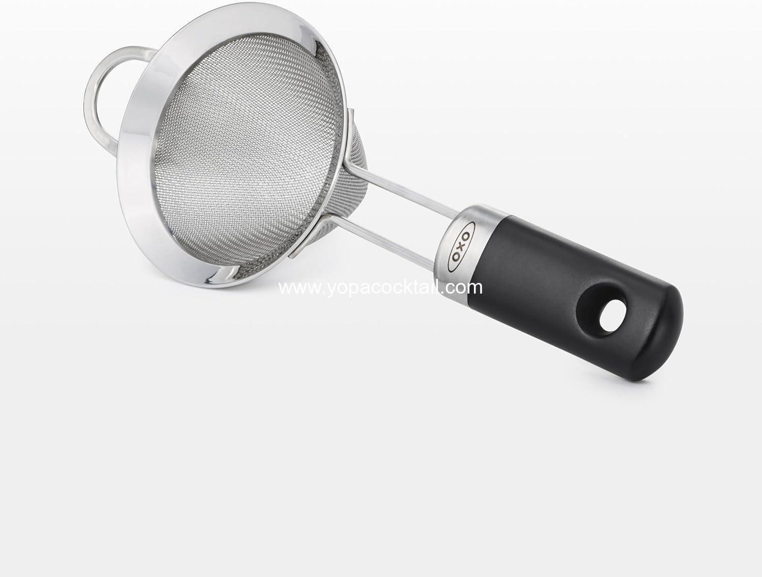 Wholesale Fine Mesh Cocktail Strainer,  Stainless Steel, 7-inch - Supplier