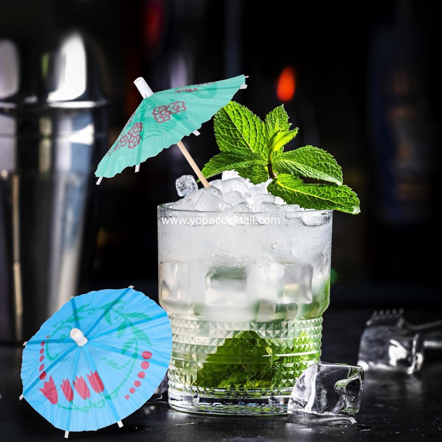 Wholesale 100 PCS Drink Umbrellas Cocktail Picks - Mini Paper Cocktail Umbrellas for Tropical Beach Pool Luau Party Decorations Supplier