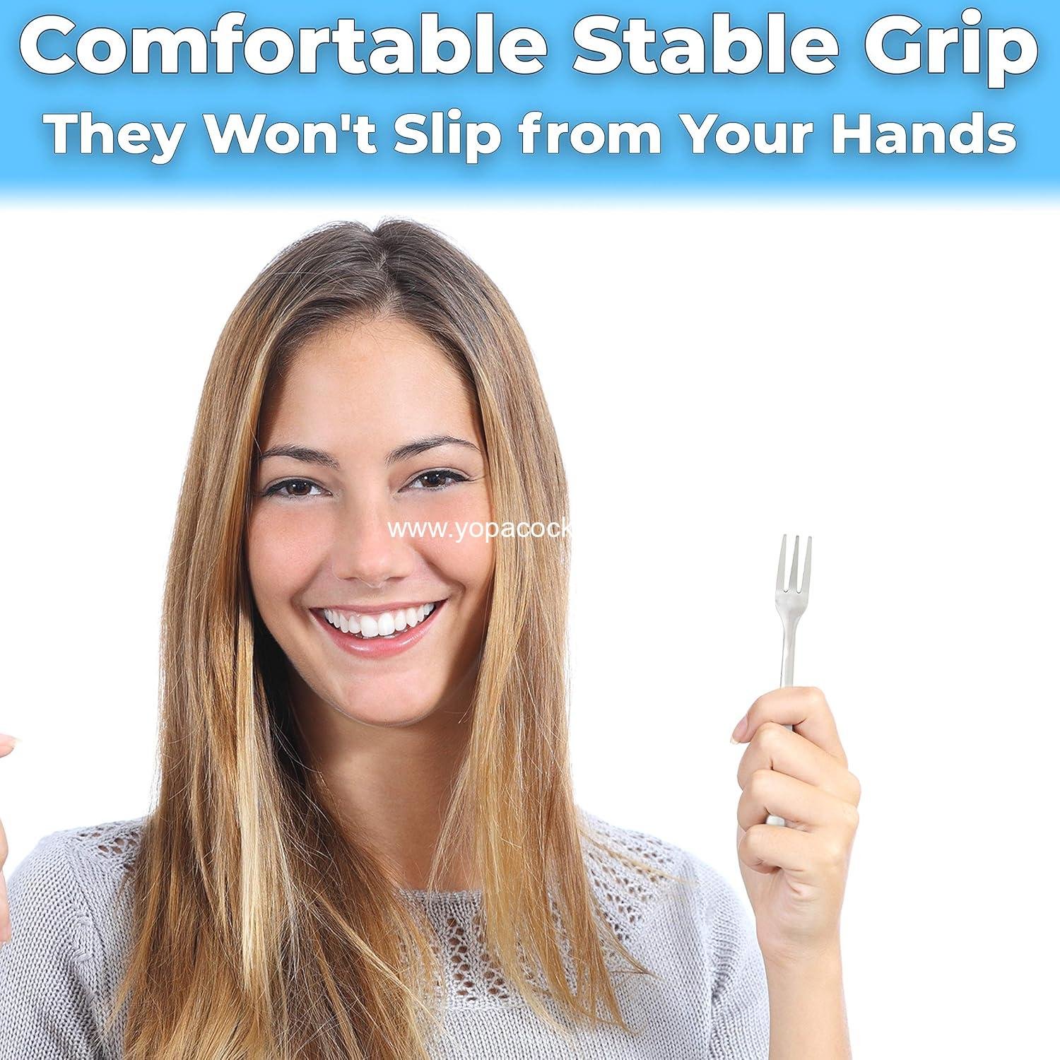 Wholesale Super Durable Elegant Mini Cocktail Forks - 36 Pcs Stainless Steel Tasting Fork Set for Hors D'Oeuvres, Appetizers, Mussels, and Crab - Small Metal Flatware Ideal for Restaurants and Events - Supplier