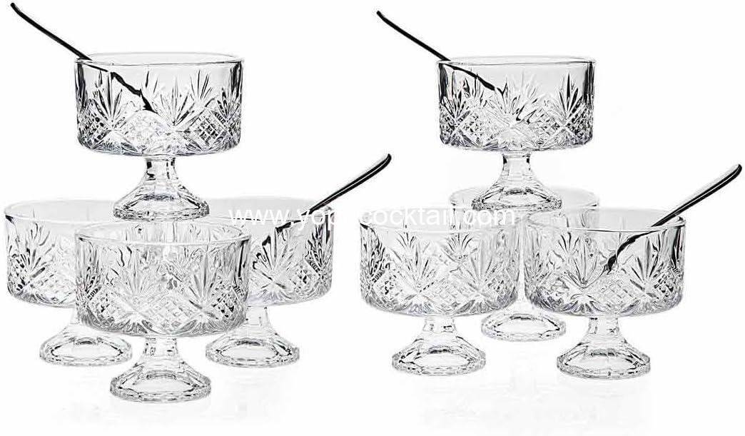 Wholesale Clear 16-Piece Dublin Trifle Glass Set - Supplier