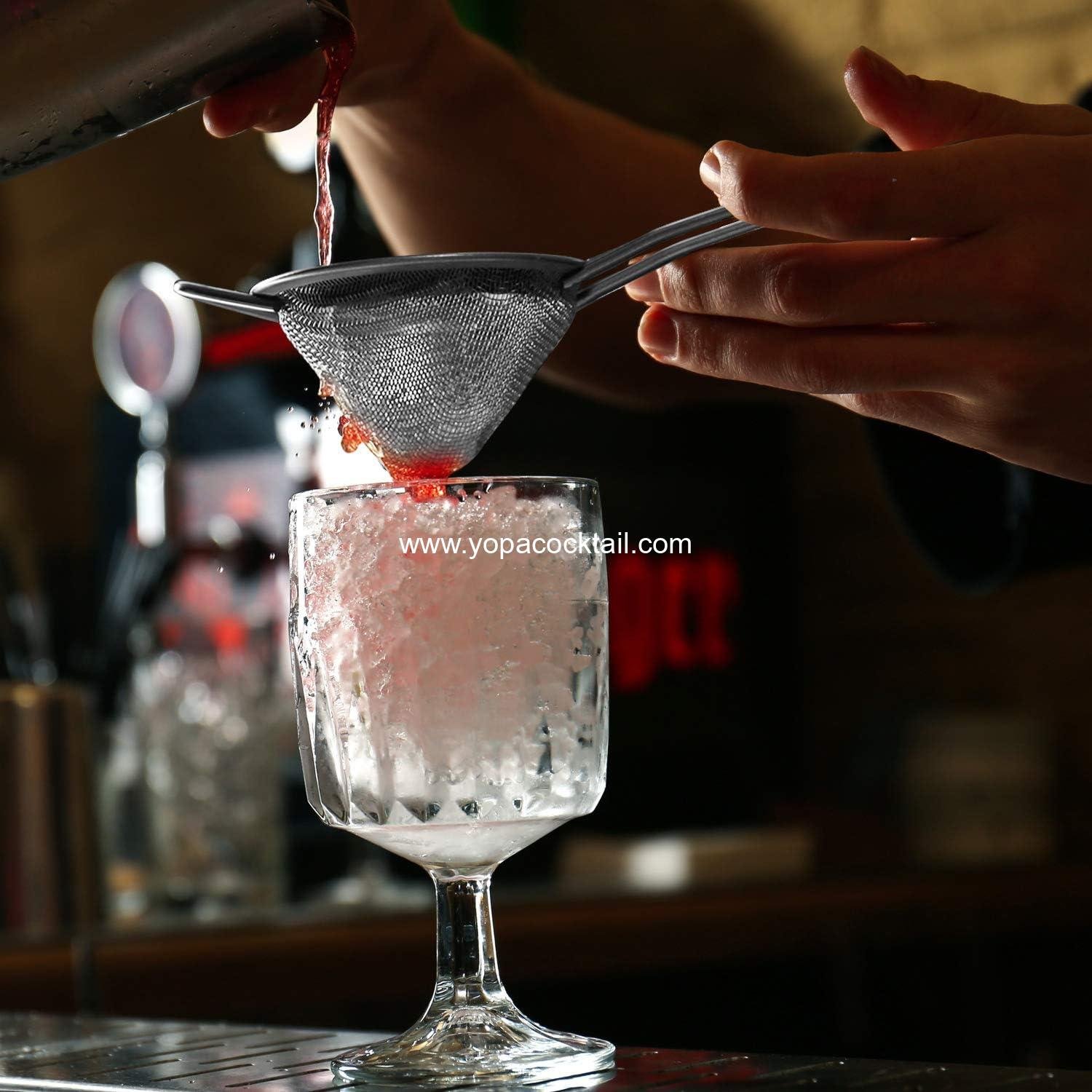 OEM 3 Pieces Tea Strainers Cocktail Strainer Stainless Steel Fine Mesh Colander Conical Loose Tea Filter Practical Bar Tool Supplier