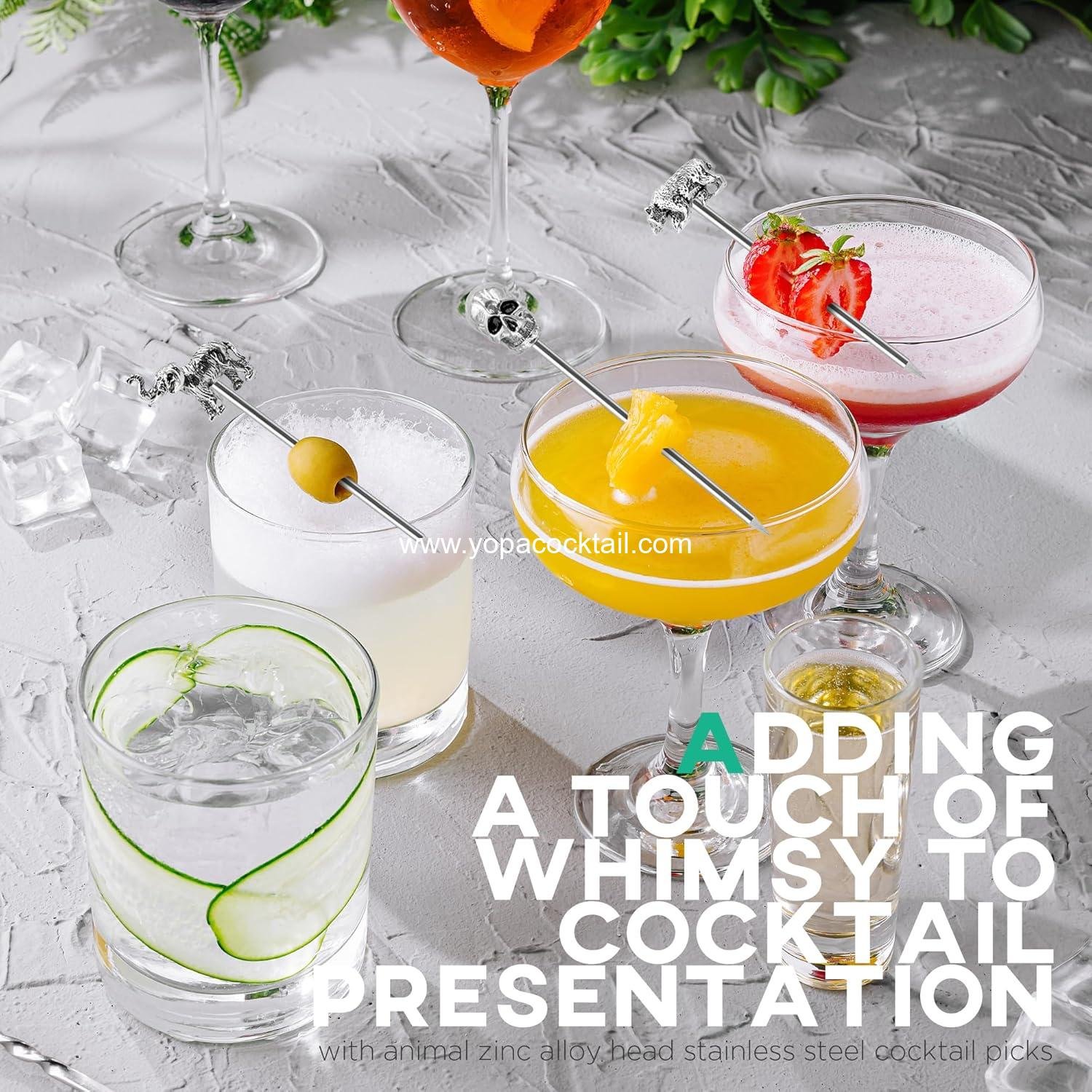 Wholesale Reusable Cocktail Picks 4.7