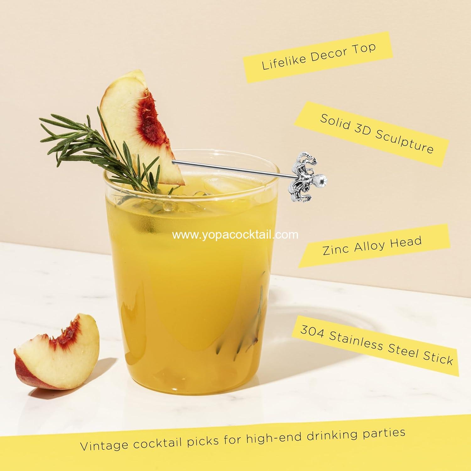 Wholesale Reusable Cocktail Picks 4.7