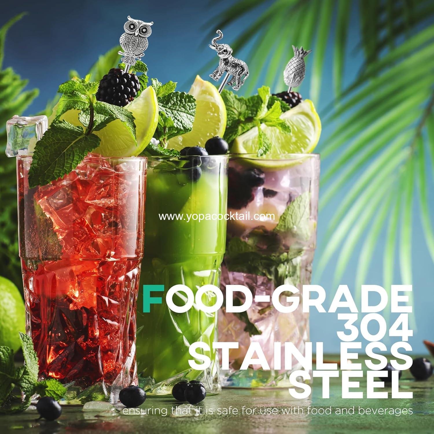 Wholesale Reusable Cocktail Picks 4.7