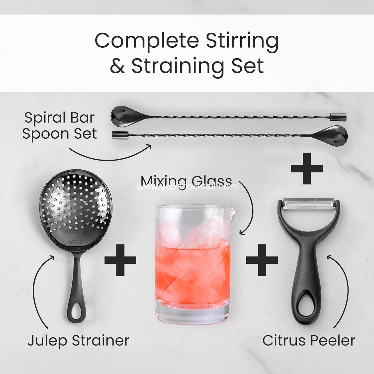 Wholesale Stainless Steel Julep Strainer, 304 Metal Cocktail Sieve for Spirit-Forward Drinks, Rounded Handle Bartender Tool for Mixing Glasses and Shakers, Professional-Grade Drink Strainer Supplier