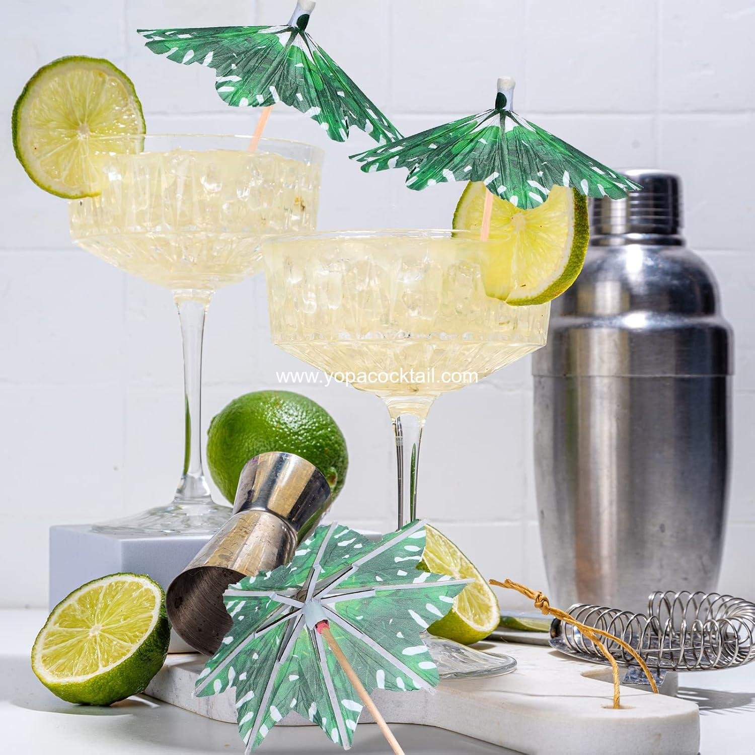 Wholesale 300-Piece Palm Tree Cocktail Umbrellas | Tropical Drink Picks & Cupcake Toppers for Summer Hawaiian Wedding Party manufacturer