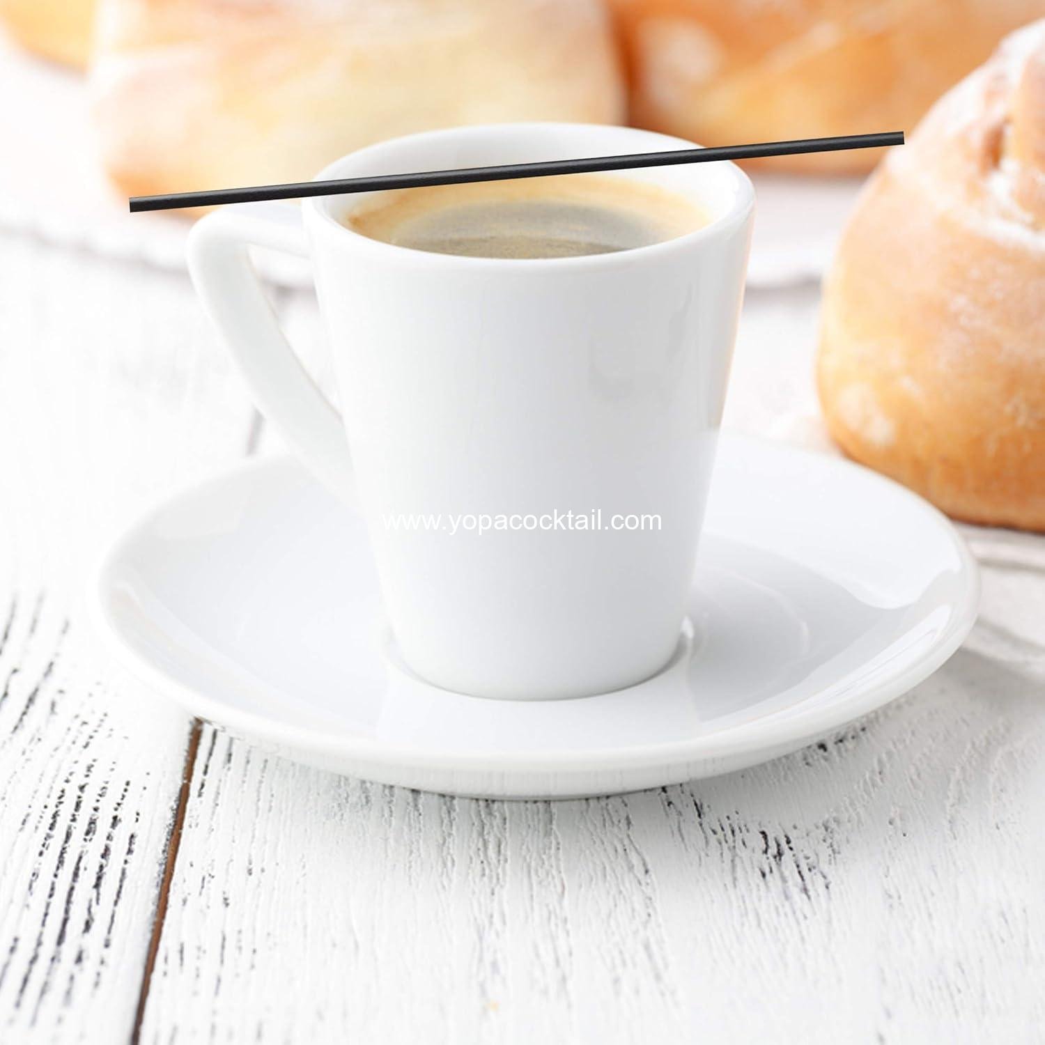 wholesale Coffee Stirrer Sticks Disposable Plastic Drink Stirrers 5-Inch 1000 Count Black Pack of 1 Use as Coffee Straws or Cocktail Mixers supplier