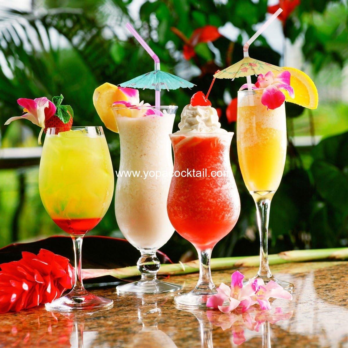 Wholesale 50-Pack Mini Umbrella Cocktail Straws Parasol Luau Beach Party Decorations supplier