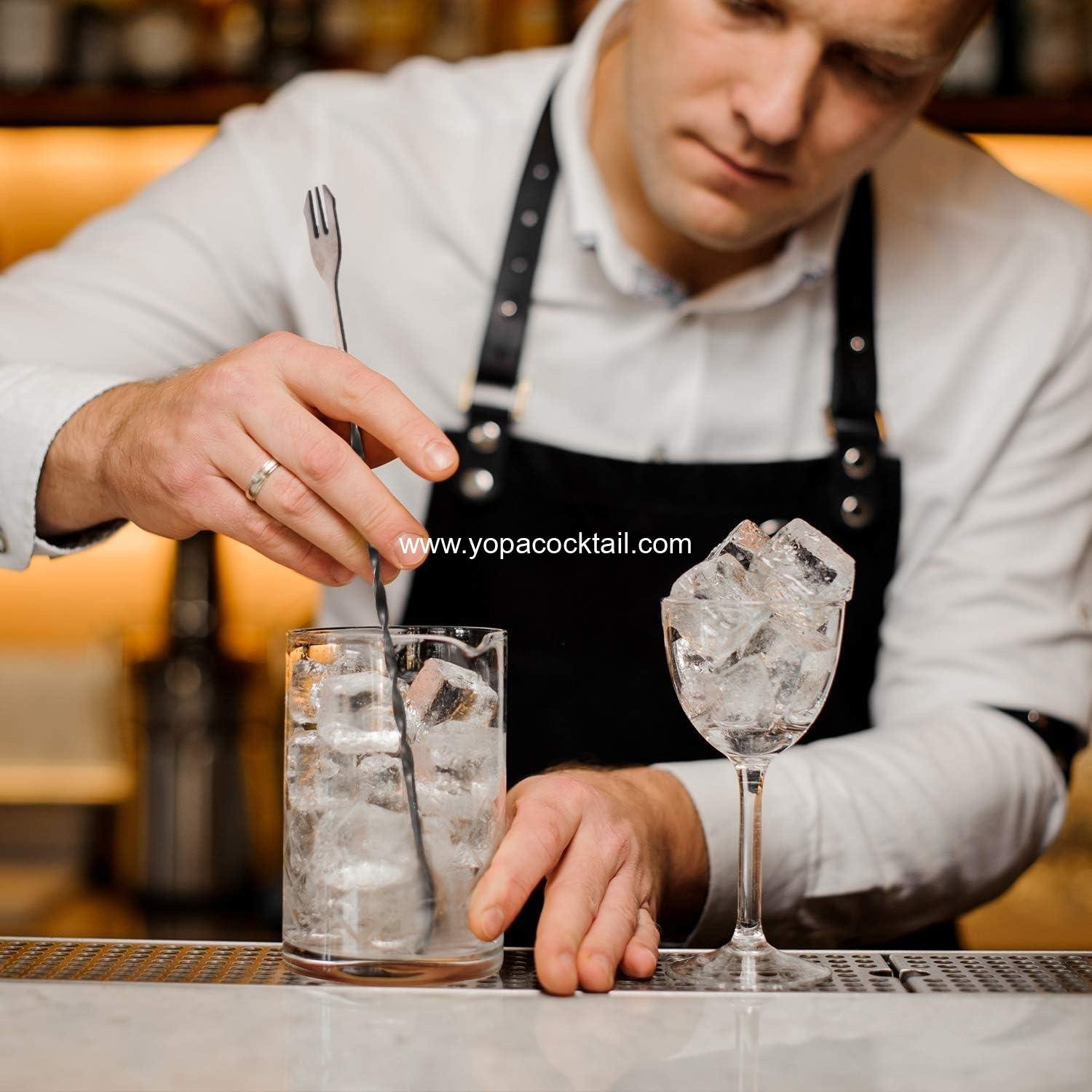 Wholesale 8 Pc 10-inch Long Stainless Steel Spiral Bar Spoons Cocktail Stirring Silver supplier Wholesale 8 Pc 10-inch Long Stainless Steel Spiral Bar Spoons Cocktail Stirring Silver supplier