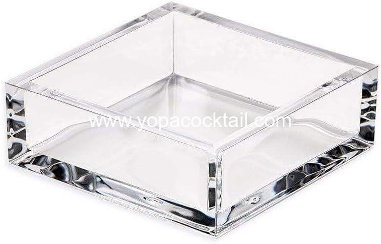 Caspari Acrylic Cocktail Napkin Holder, Clear, 1