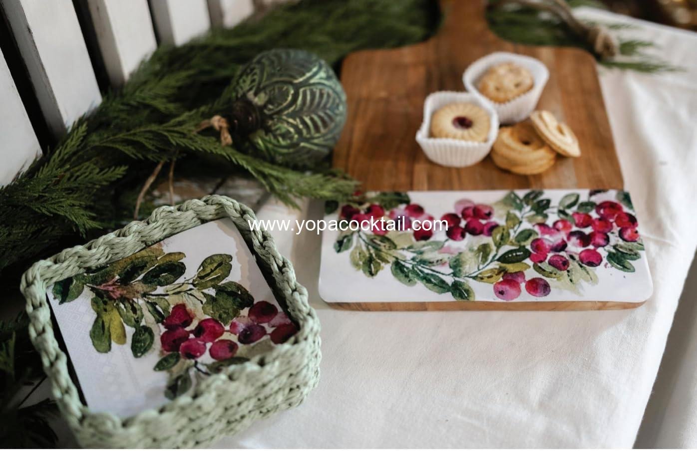 Wholesale Cocktail Napkins 3-Ply Disposable Paper 5