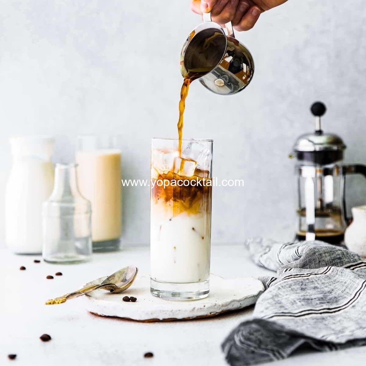 wholesale Everyday Drinkware Set of 8 (4 Tall, 4 Short) Hurricane Glasses for Cocktail Iced Coffee Beer Wine Whiskey Water supplier