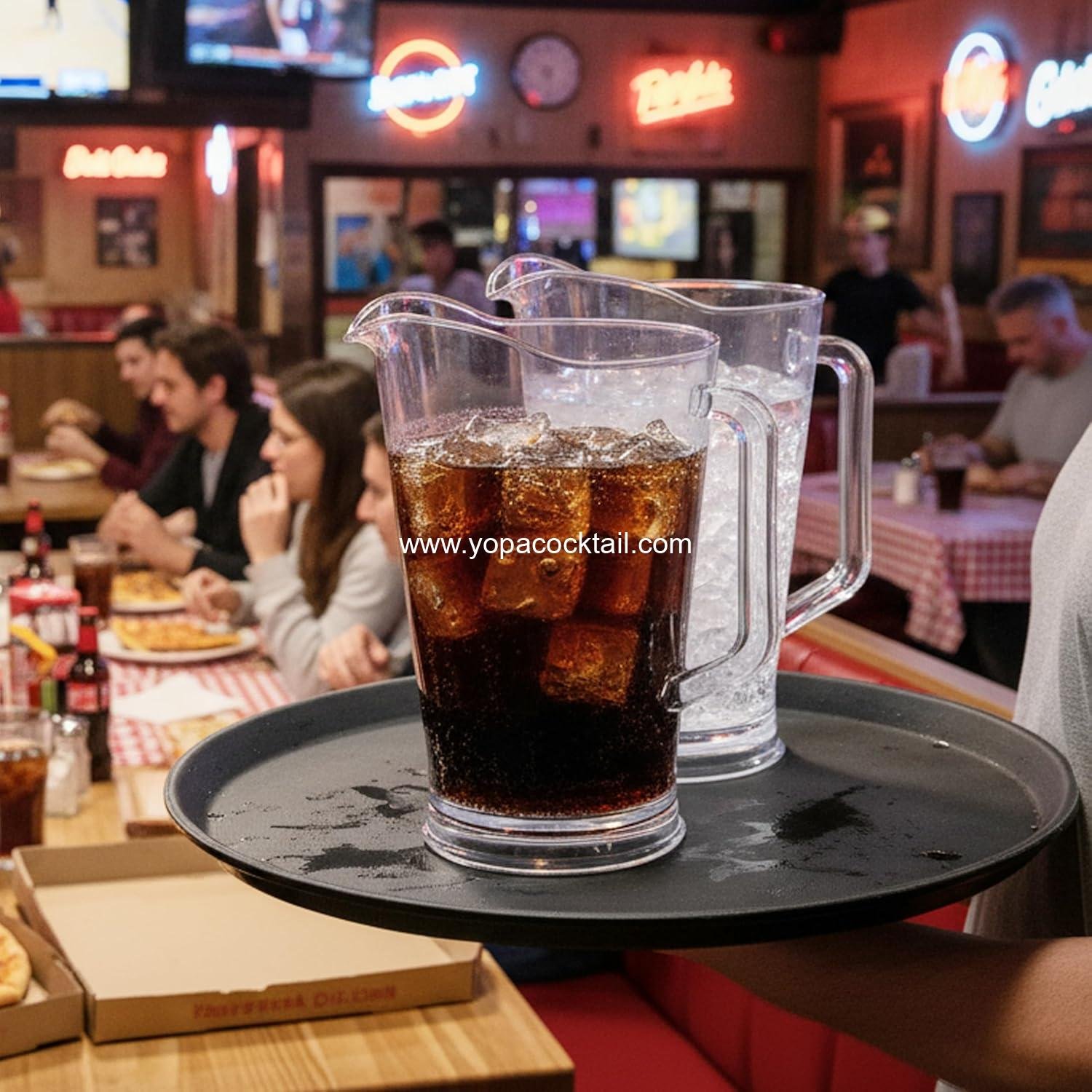 Wholesale 64 oz Bistro Clear Pitcher Set of 2 Reusable BPA-Free Acrylic Beer & Beverage Pitchers for Water Lemonade Juice Soda Indoor Outdoor supplier Wholesale 64 oz Bistro Clear Pitcher Set of 2 Reusable BPA-Free Acrylic Beer & Beverage Pitchers for Water Lemonade Juice Soda Indoor Outdoor supplier