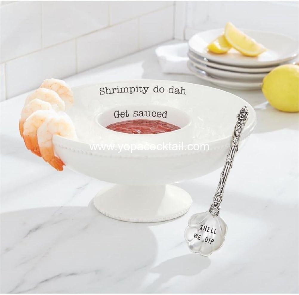 Wholesale Shrimp Cocktail Serving Set Appetizer Server supplier